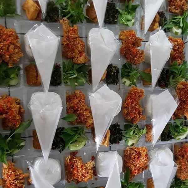 nasi kotak Okbab - Papua